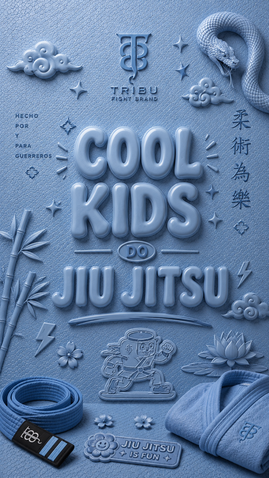Playera Cool Kids Do Jiu Jitsu — Tribu Fight Brand