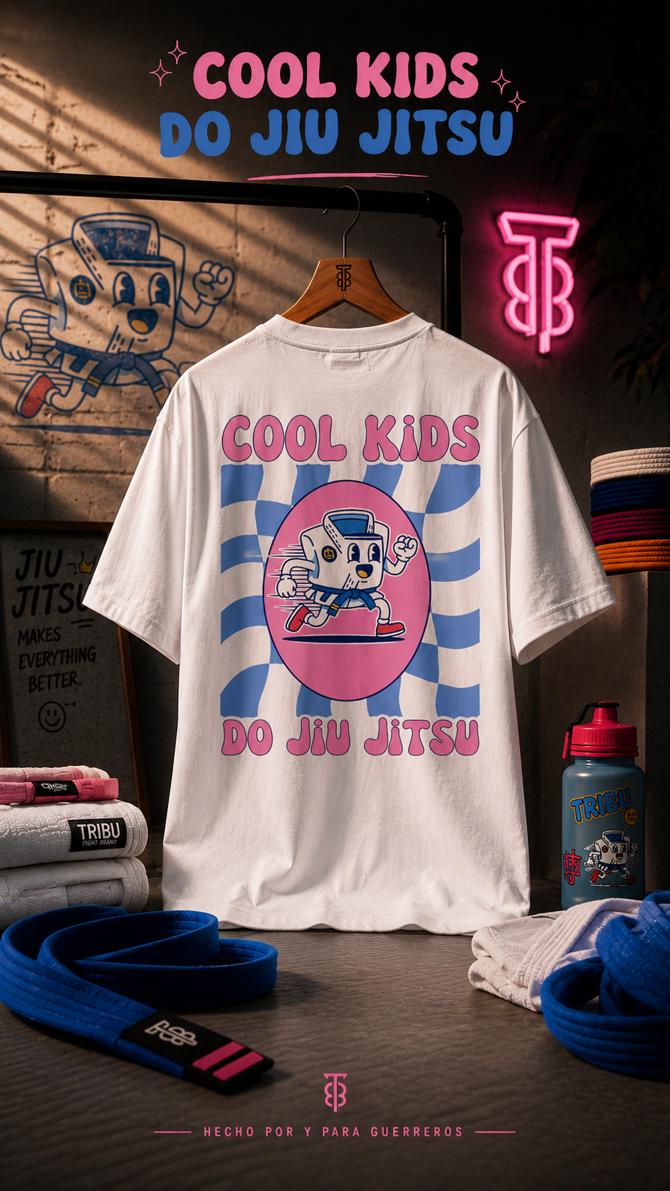 Playera Cool Kids Do Jiu Jitsu — Tribu Fight Brand