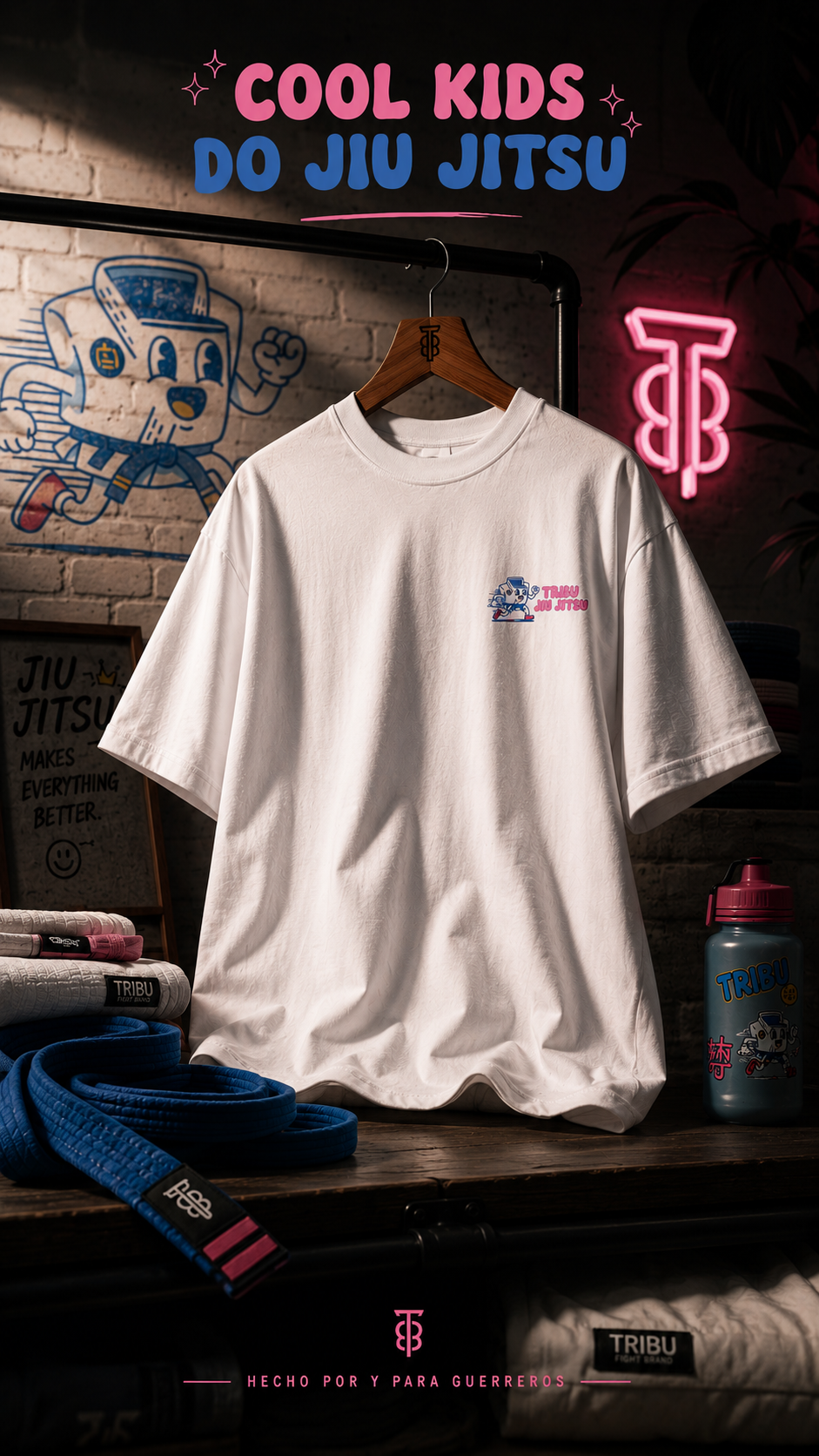 Playera Cool Kids Do Jiu Jitsu — Tribu Fight Brand